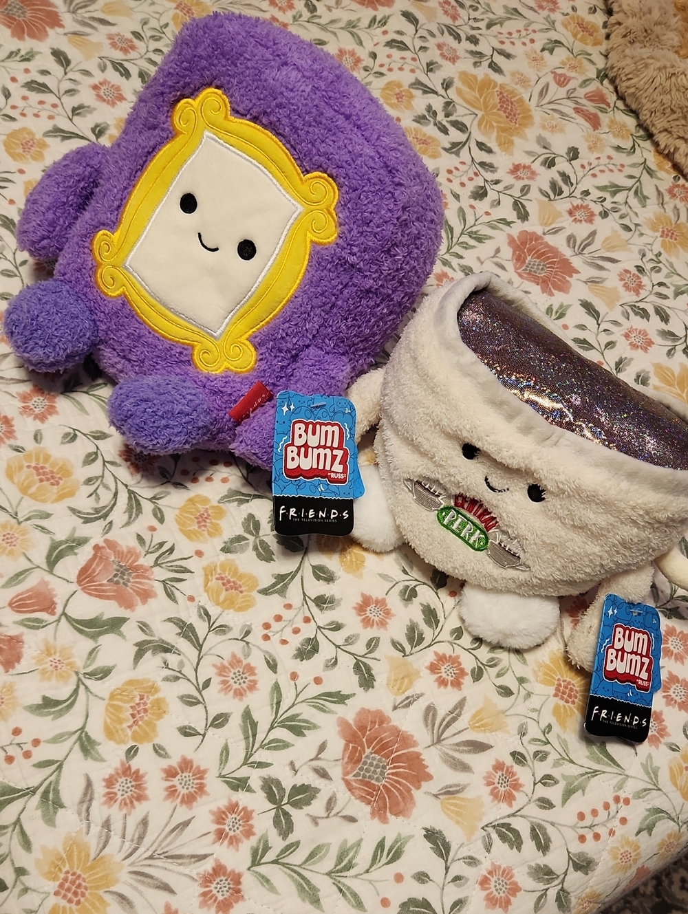 Bum Bumz Plush Friends Set - Purple and Cream